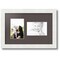 ArtToFrames Collage Photo Picture Frame with 2 - 4x6 inch Openings, Framed in White with Over 62 Mat Color Options and Regular Glass (CSM-3966-102)